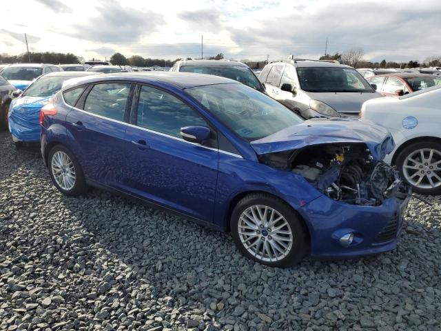 1FAHP3M20CL284928 - 2012 FORD FOCUS SEL BLUE photo 4