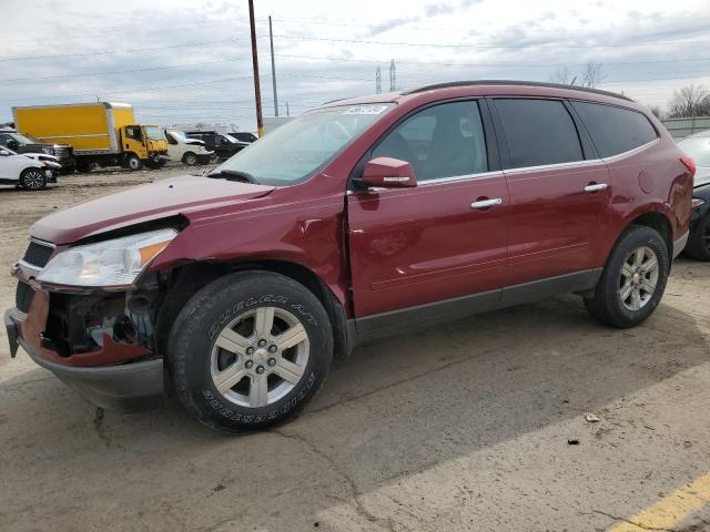 1GNLVFED6AJ246809 - 2010 CHEVROLET TRAVERSE LT BURGUNDY photo 1