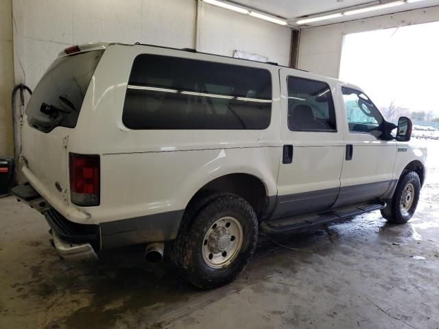 1FMSU41P05EA74525 - 2005 FORD EXCURSION XLT WHITE photo 3