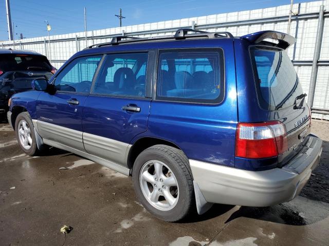 JF1SF65571H755346 - 2001 SUBARU FORESTER S BLUE photo 2