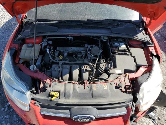 1FADP3F27EL344069 - 2014 FORD FOCUS SE RED photo 11