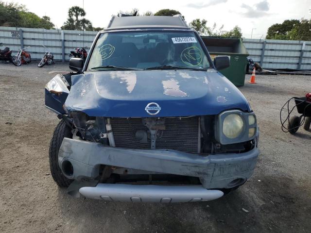 5N1ED28T74C608103 - 2004 NISSAN XTERRA XE BLUE photo 5