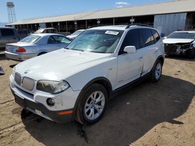 WBXPC93409WJ28552 - 2009 BMW X3 XDRIVE30I WHITE photo 1