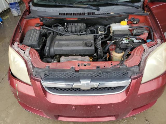 KL1TD566X8B242442 - 2008 CHEVROLET AVEO BASE RED photo 11
