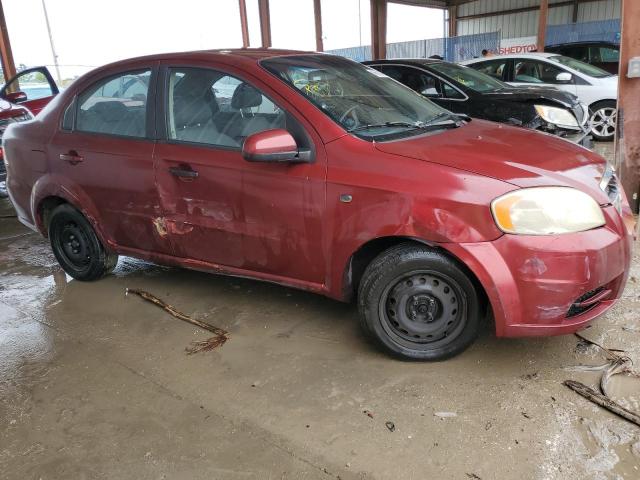 KL1TD566X8B242442 - 2008 CHEVROLET AVEO BASE RED photo 4