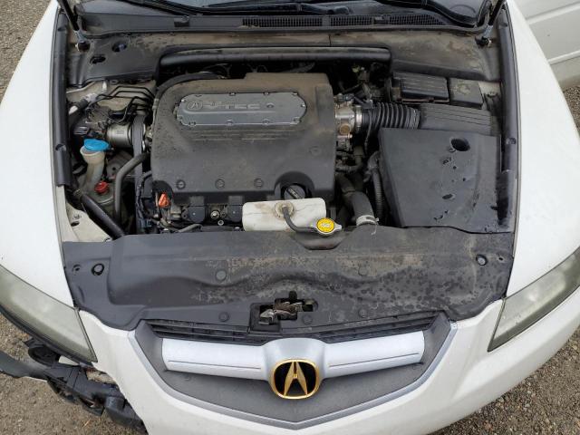 19UUA66265A021299 - 2005 ACURA TL WHITE photo 11