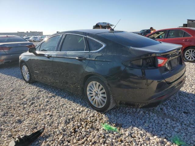 3FA6P0LU7FR185621 - 2015 FORD FUSION SE HYBRID BLACK photo 2