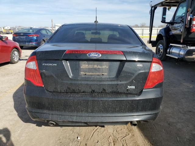 3FAHP0HG0AR362241 - 2010 FORD FUSION SE BLACK photo 6