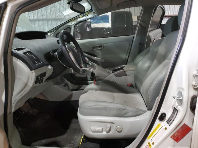 JTDKN3DU6F0410223 - 2015 TOYOTA PRIUS WHITE photo 7