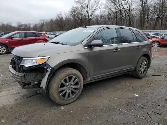 2FMDK4KC8EBA50639 - 2014 FORD EDGE LIMITED GRAY photo 1