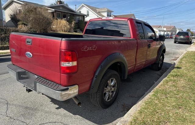 1FTPX14527FA51948 - 2007 FORD F150 BURGUNDY photo 4