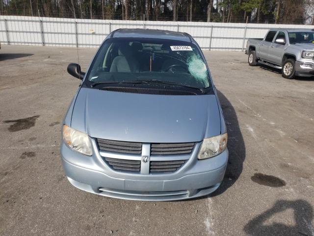 1D4GP45R76B574975 - 2006 DODGE CARAVAN SXT BLUE photo 5