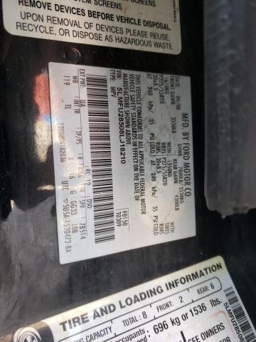 5LMFU28508LJ18210 - 2008 LINCOLN NAVIGATOR შავი ფოტო 13