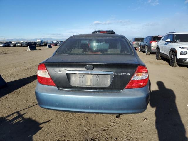 4T1BE32KX3U703530 - 2003 TOYOTA CAMRY LE BLUE photo 6