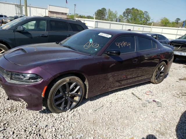 2C3CDXHG3MH519612 - 2021 DODGE CHARGER GT PURPLE photo 1