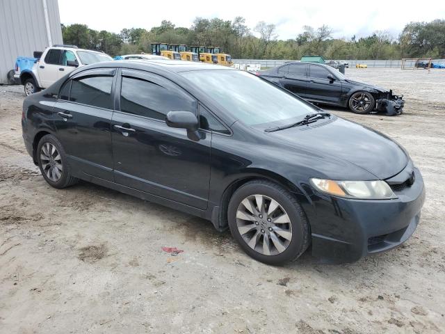 2HGFA16839H515868 - 2009 HONDA CIVIC EX BLACK photo 4