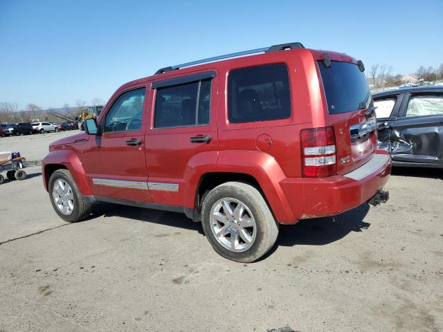 1J8GN58K08W164739 - 2008 JEEP LIBERTY LIMITED RED photo 2