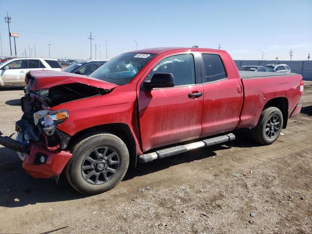 5TFUY5F16LX918676 - 2020 TOYOTA TUNDRA DOUBLE CAB SR/SR5 RED photo 1