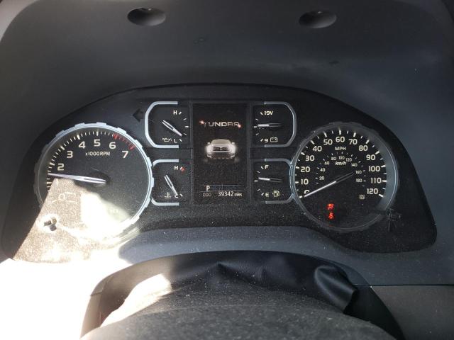 5TFUY5F16LX918676 - 2020 TOYOTA TUNDRA DOUBLE CAB SR/SR5 RED photo 9