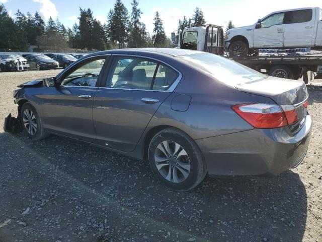 1HGCR2F37EA281328 - 2014 HONDA ACCORD LX GRAY photo 2