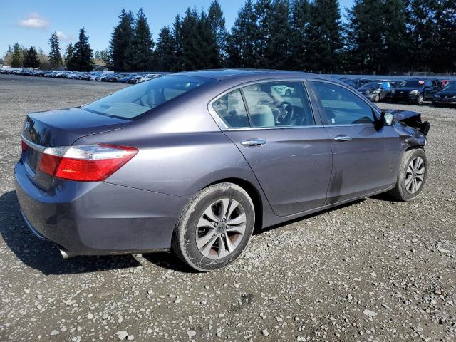 1HGCR2F37EA281328 - 2014 HONDA ACCORD LX GRAY photo 3