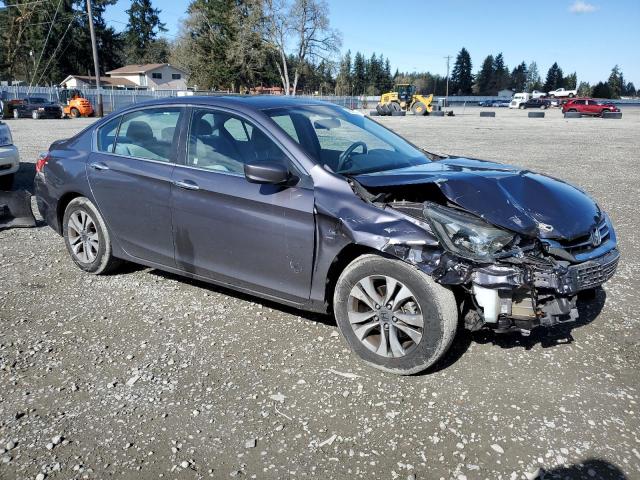 1HGCR2F37EA281328 - 2014 HONDA ACCORD LX GRAY photo 4