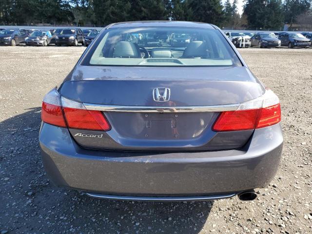 1HGCR2F37EA281328 - 2014 HONDA ACCORD LX GRAY photo 6