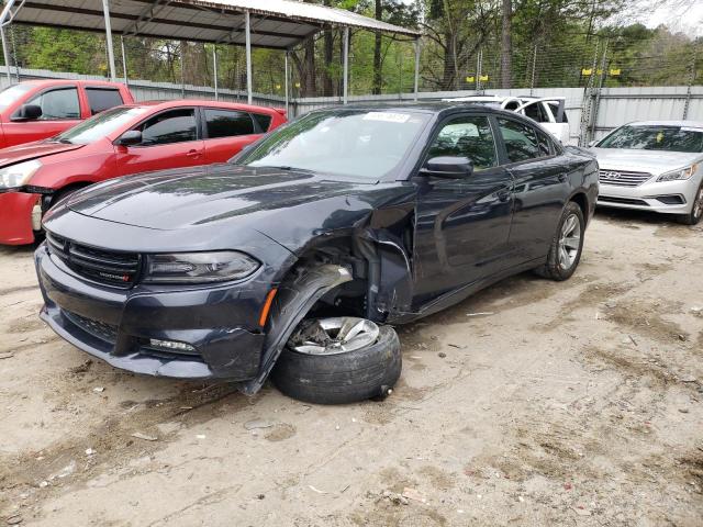 2C3CDXHG2GH330390 - 2016 DODGE CHARGER SXT BLUE photo 1