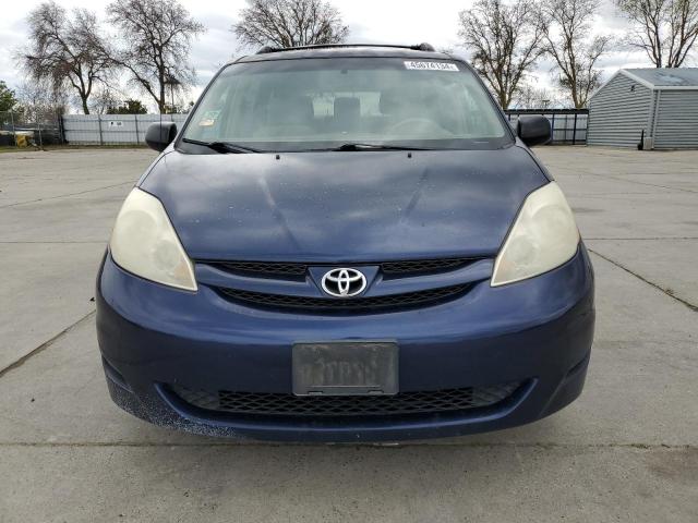 5TDZK23CX7S080014 - 2007 TOYOTA SIENNA CE BLUE photo 5