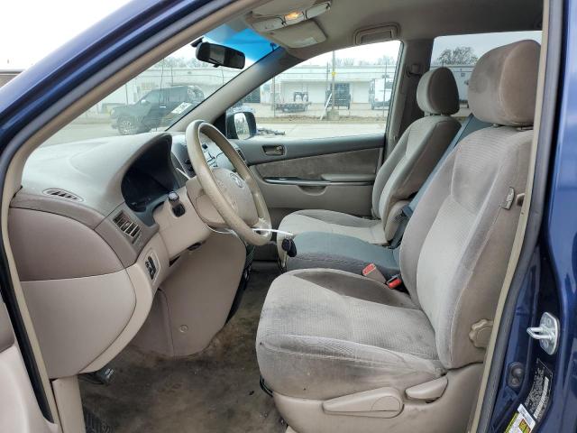 5TDZK23CX7S080014 - 2007 TOYOTA SIENNA CE BLUE photo 7