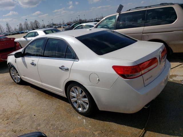 3LNDL2L35BR776374 - 2011 LINCOLN MKZ HYBRID WHITE photo 2