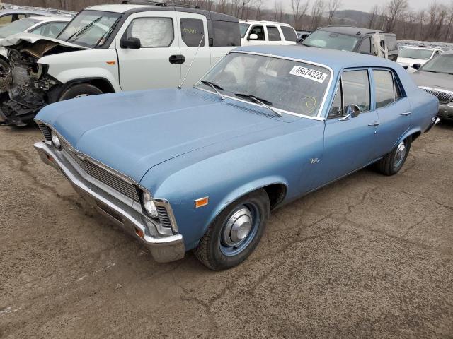 113699W476559 - 1969 CHEVROLET NOVA BLUE photo 1