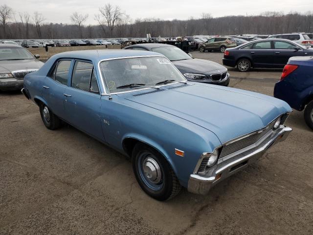 113699W476559 - 1969 CHEVROLET NOVA BLUE photo 4