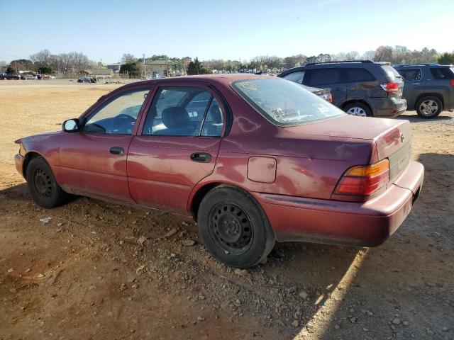 JT2AE04E8P0030524 - 1993 TOYOTA COROLLA MAROON photo 2