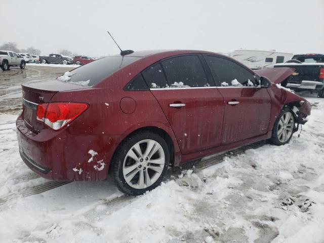 1G1PG5SB3F7259726 - 2015 CHEVROLET CRUZE LTZ RED photo 3