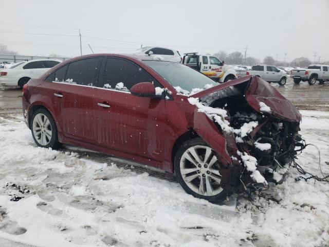 1G1PG5SB3F7259726 - 2015 CHEVROLET CRUZE LTZ RED photo 4