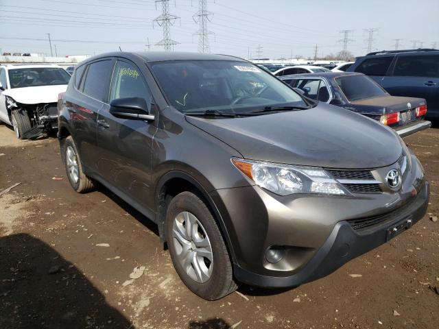 JTMZFREV0ED037290 - 2014 TOYOTA RAV4 LE GRAY photo 4