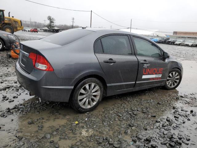 19XFA1F9XAE061531 - 2010 HONDA CIVIC EXL ნაცრისფერი ფოტო 3