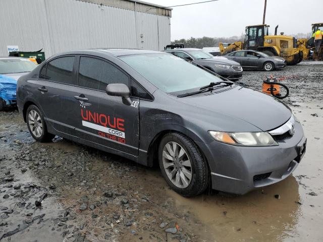 19XFA1F9XAE061531 - 2010 HONDA CIVIC EXL ნაცრისფერი ფოტო 4