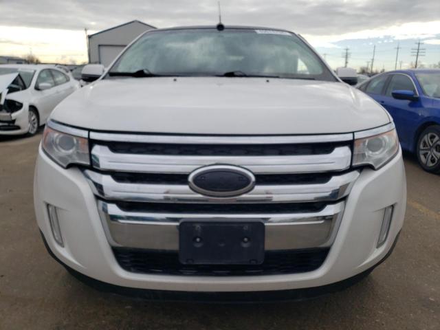 2FMDK4KC6DBB51614 - 2013 FORD EDGE LIMITED WHITE photo 5