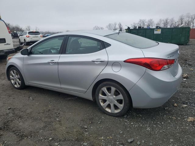 5NPDH4AE5CH107001 - 2012 HYUNDAI ELANTRA GLS SILVER photo 2