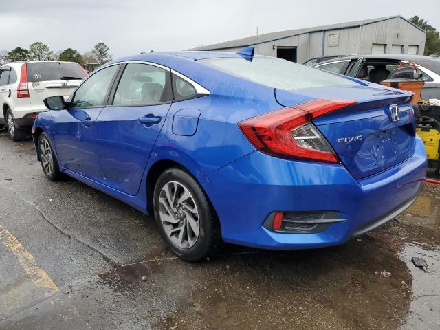 19XFC2F7XJE027040 - 2018 HONDA CIVIC EX BLUE photo 2