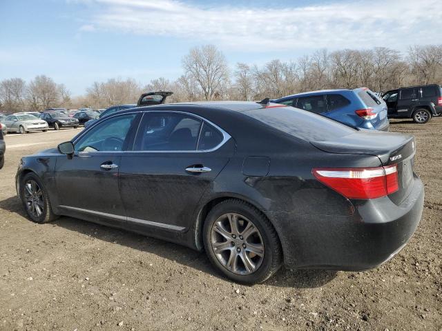 JTHGL46F785020946 - 2008 LEXUS LS 460L BLACK photo 2