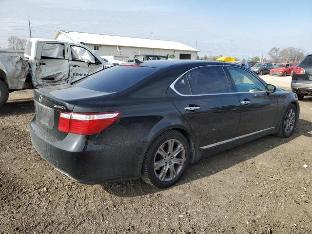 JTHGL46F785020946 - 2008 LEXUS LS 460L BLACK photo 3