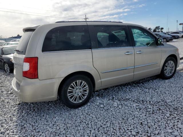 2C4RC1CG6FR742110 - 2015 CHRYSLER TOWN & COU TOURING L TAN photo 3