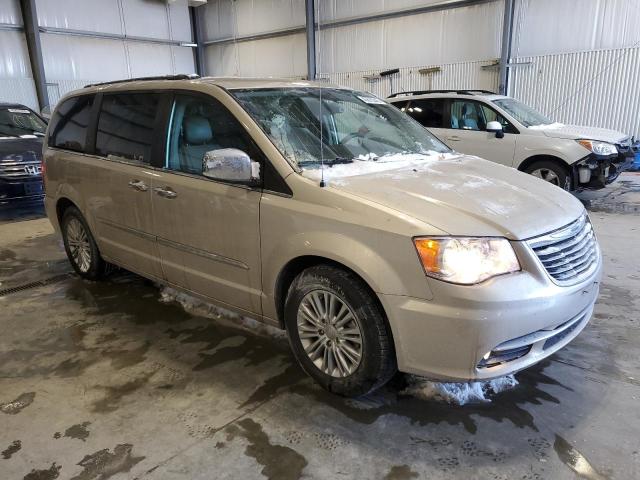 2C4RC1CG6FR742110 - 2015 CHRYSLER TOWN & COU TOURING L TAN photo 4