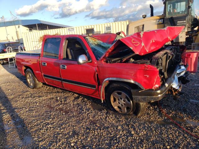 2GCEC13T551122065 - 2005 CHEVROLET SILVERADO C1500 RED photo 4