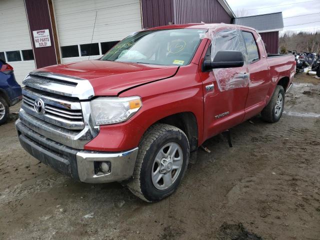 5TFUY5F15GX503841 - 2016 TOYOTA TUNDRA DOUBLE CAB SR/SR5 RED photo 1