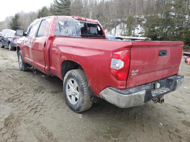 5TFUY5F15GX503841 - 2016 TOYOTA TUNDRA DOUBLE CAB SR/SR5 RED photo 2