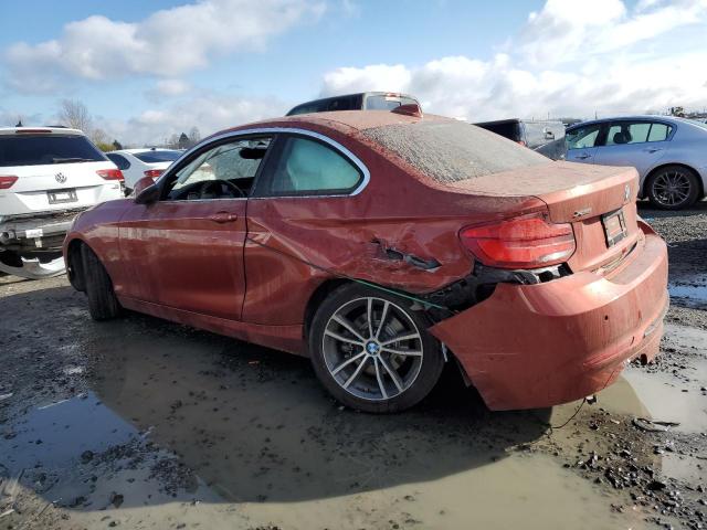 WBA2J3C56JVD48727 - 2018 BMW 230XI ORANGE photo 2